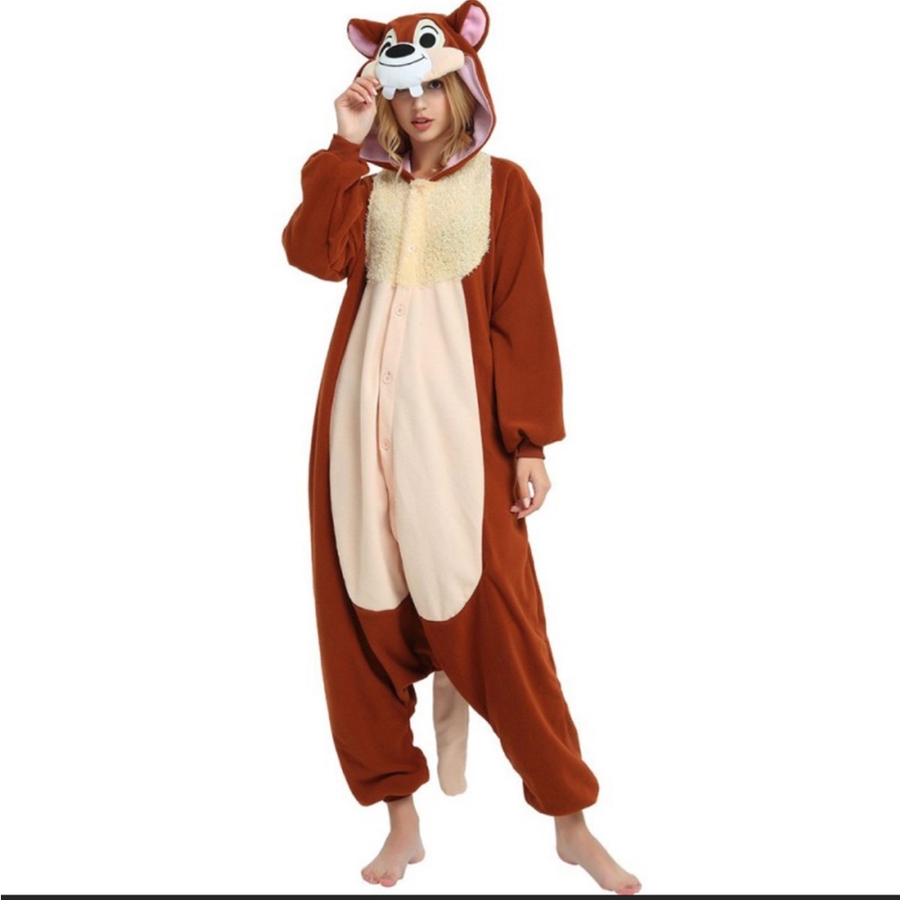 Chipmunk onesie, unisex size small